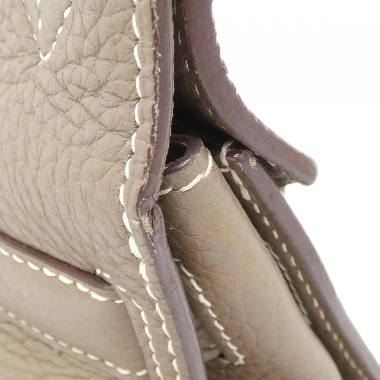 HERMES 056359CK Shoulder Clemence