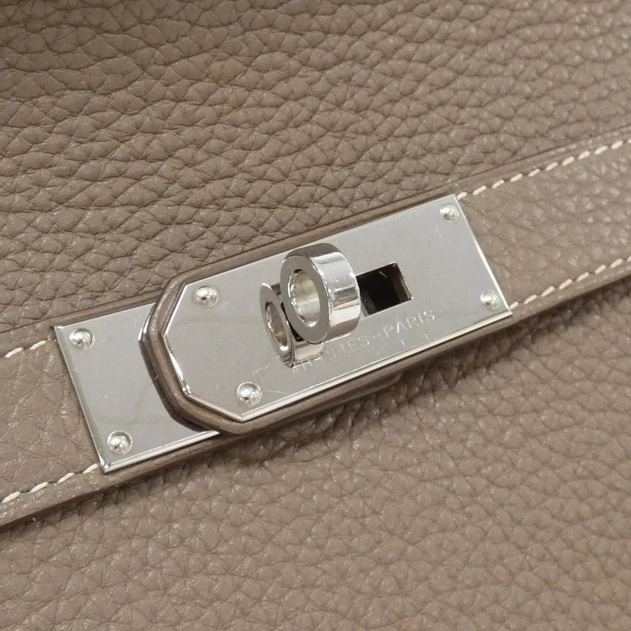 HERMES 056359CK Shoulder Clemence