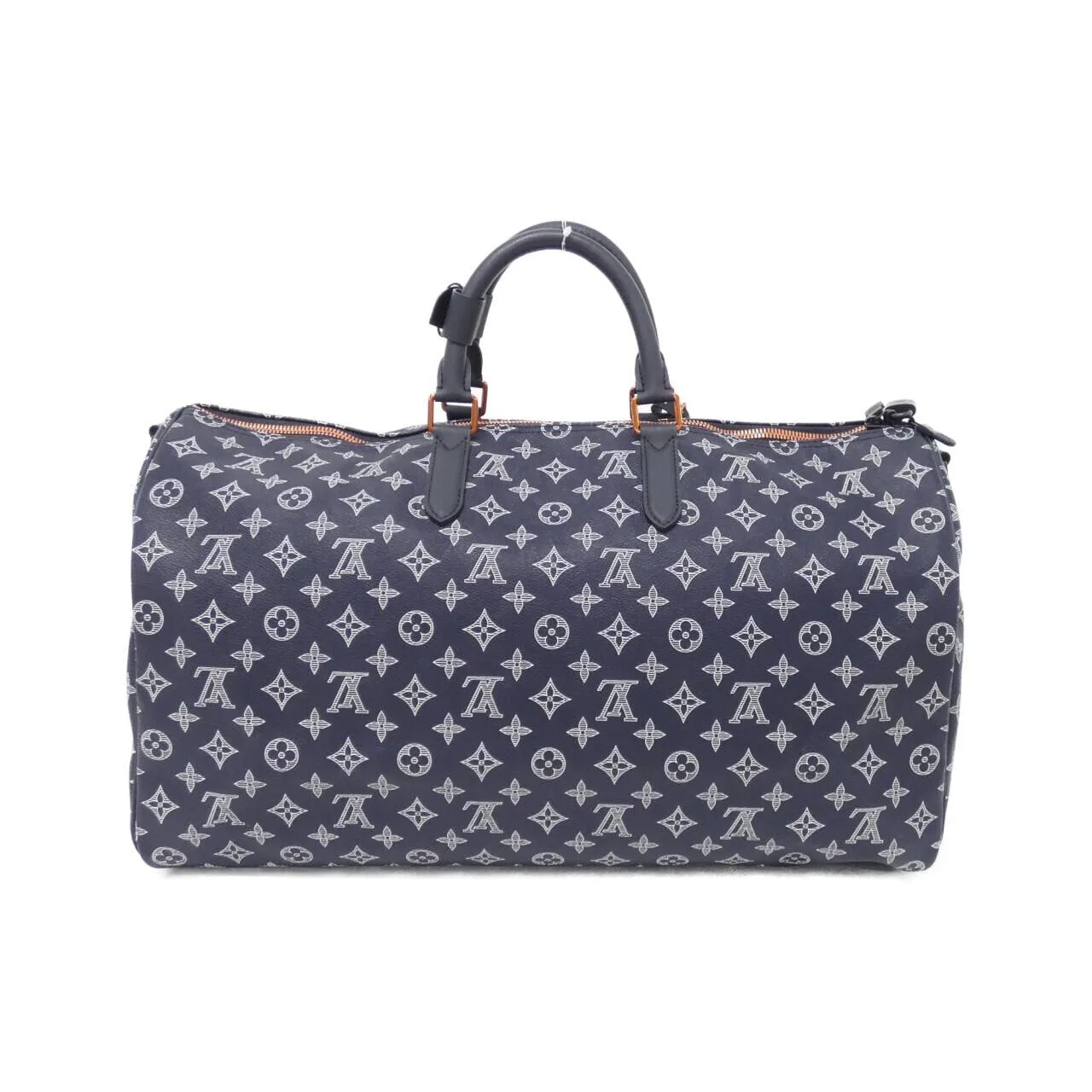 LOUIS VUITTON Keepall M43684 波士頓包 Monogram 藍色 Monogram 中古品A - 縮圖 2