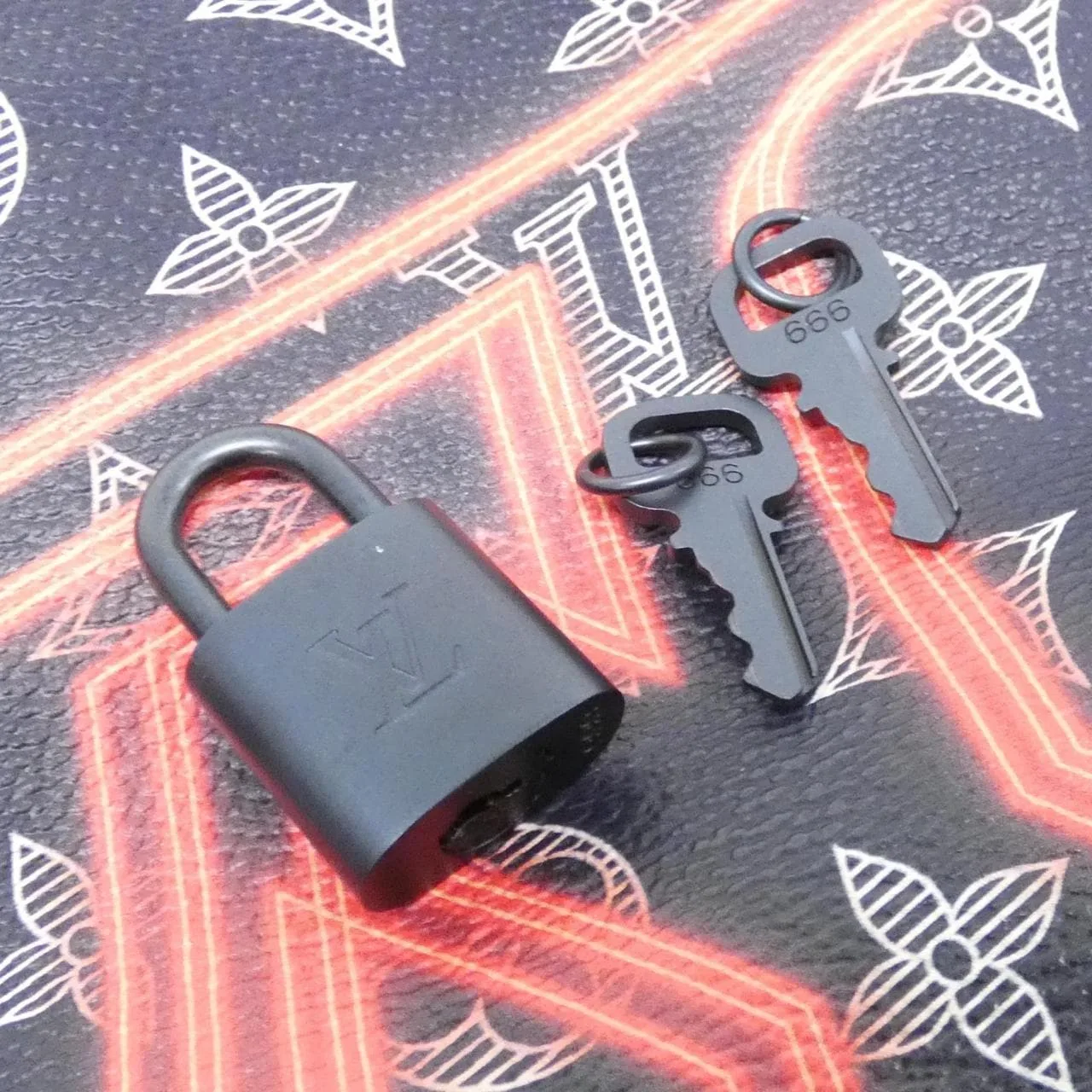 LOUIS VUITTON Keepall M43684 波士頓包 Monogram 藍色 Monogram 中古品A - 縮圖 4