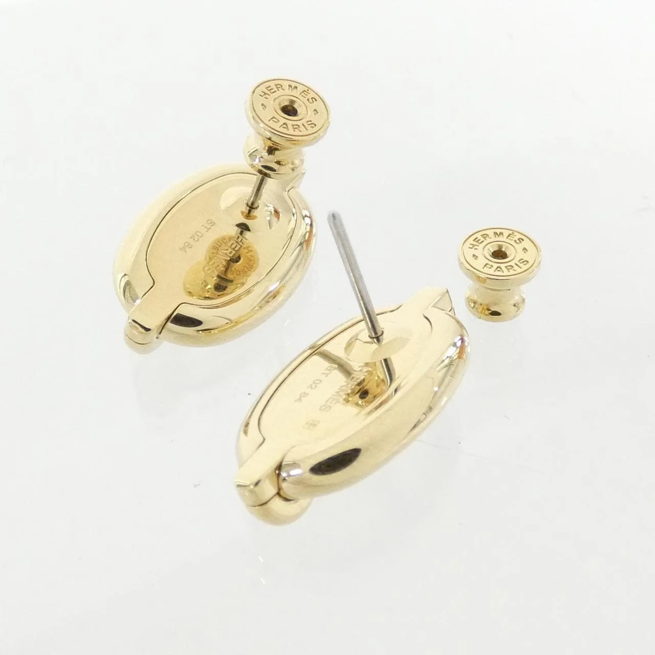 HERMES 100052FE accessories 黑色 中古品A - 縮圖 3