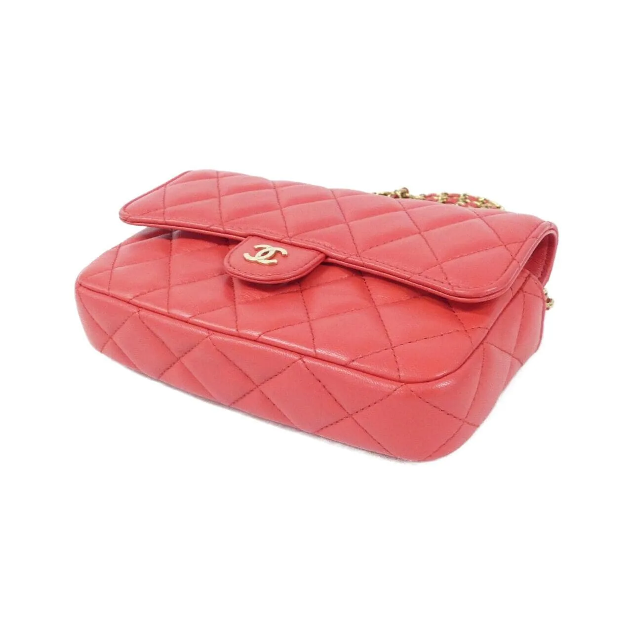 CHANEL Timeless Classic AP2096 Wallet Lambskin Red Lambskin Rank A - Thumbnail 3