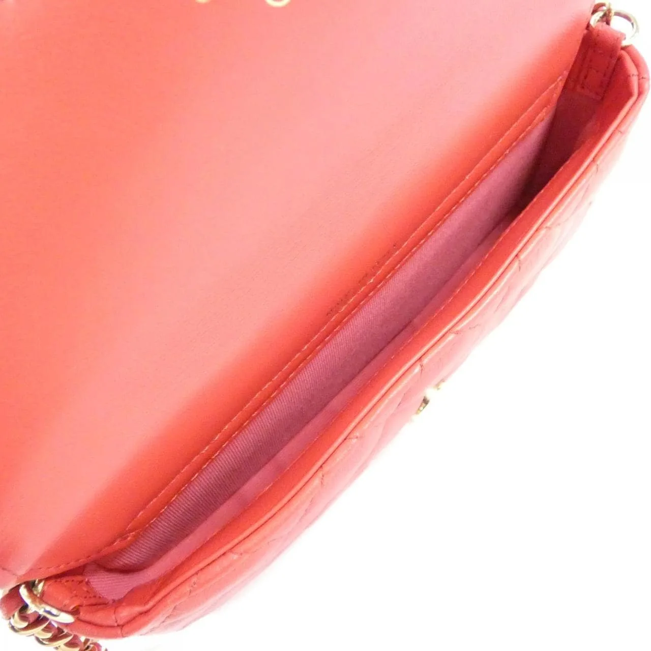 CHANEL Timeless Classic AP2096 Wallet Lambskin Red Lambskin Rank A - Thumbnail 8