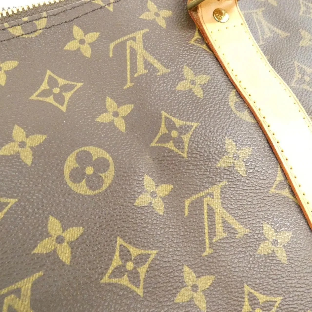 LOUIS VUITTON Keepall M41426 Boston Monogram 黑色 Monogram 中古品A - 縮圖 7