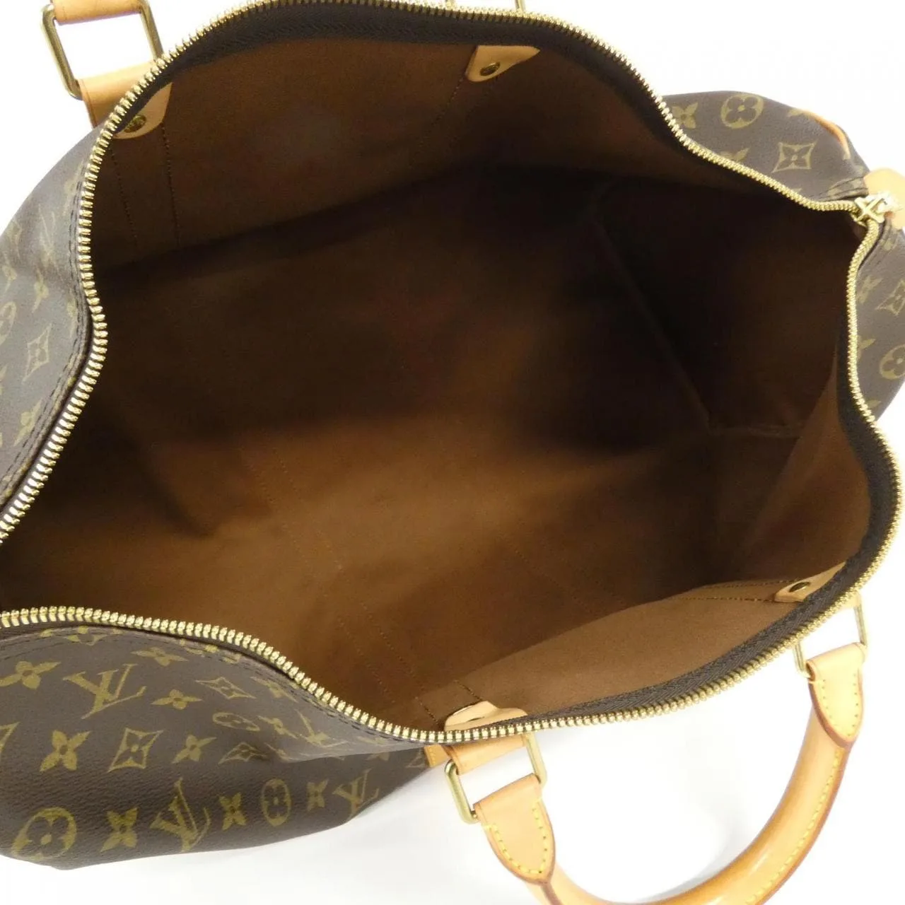 LOUIS VUITTON Keepall M41426 Boston Monogram 黑色 Monogram 中古品A - 縮圖 10