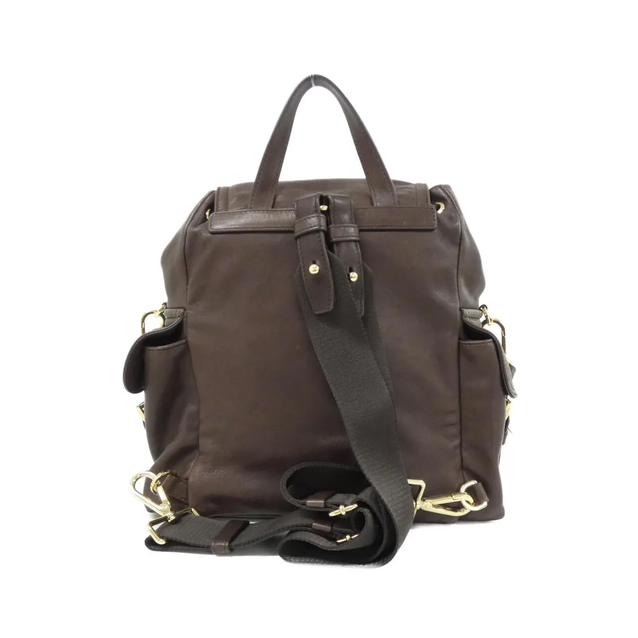 PRADA 1BZ080 背包 黑色 中古品A - 縮圖 2