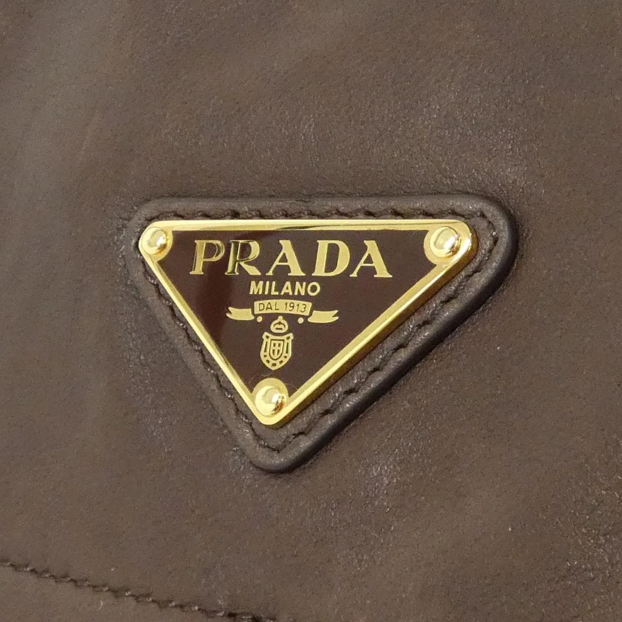 PRADA 1BZ080 背包 黑色 中古品A - 縮圖 4