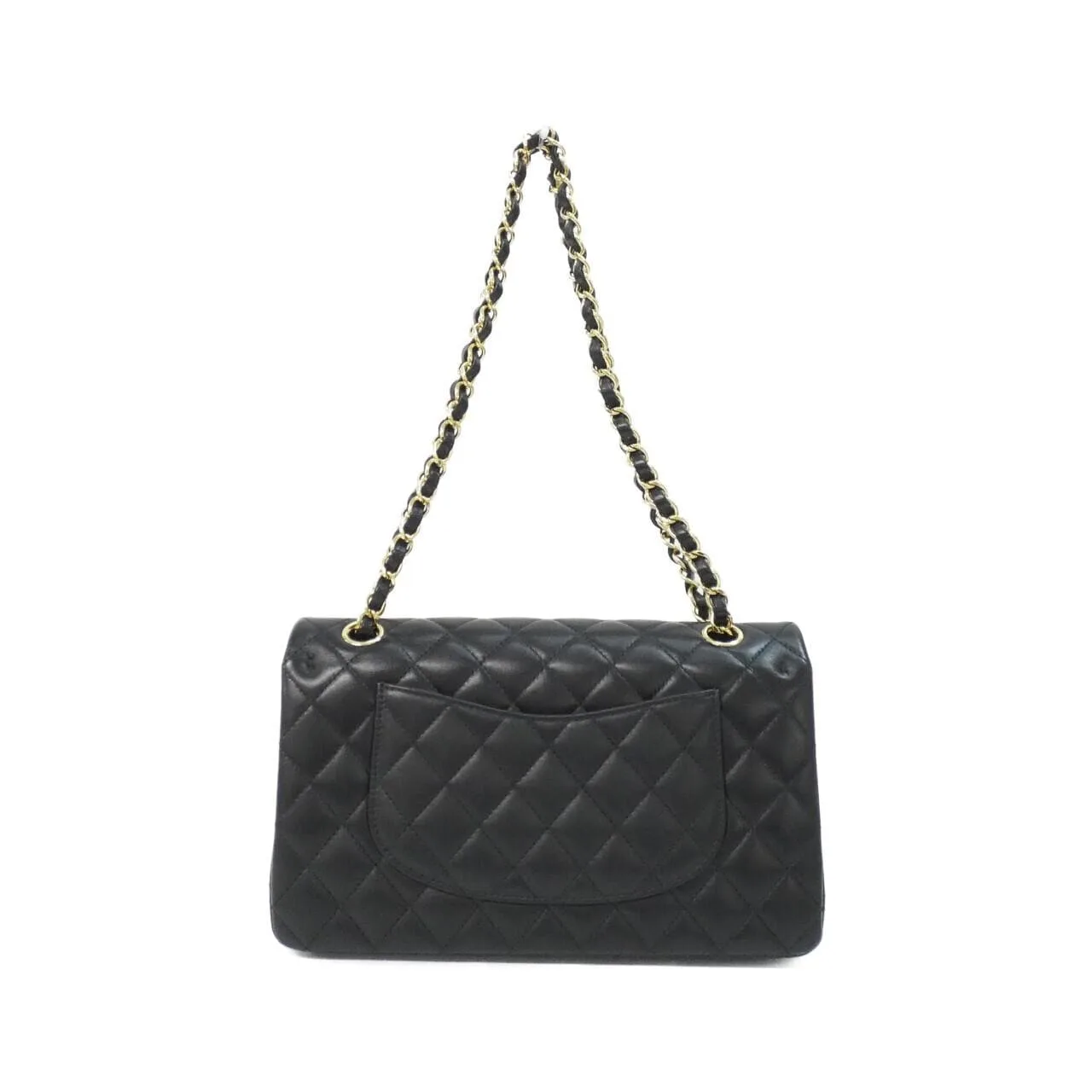 CHANEL Matelasse 1112 Shoulder Lambskin 黑色 羊皮 中古品A - 縮圖 2
