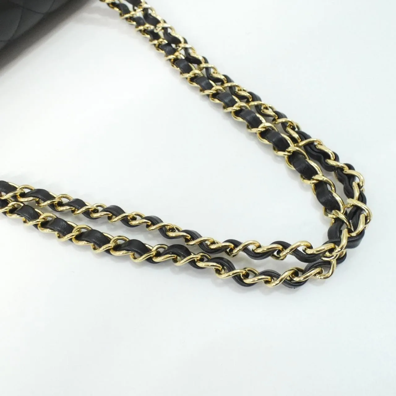 CHANEL Matelasse 1112 Shoulder Lambskin 黑色 羊皮 中古品A - 縮圖 5