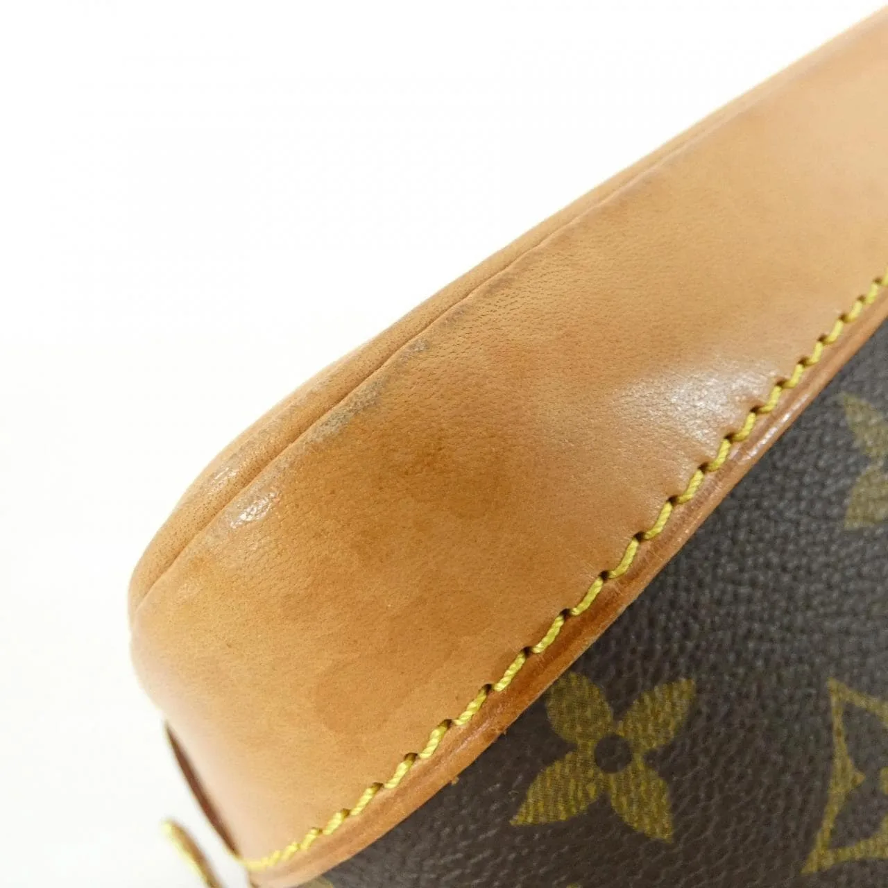 LOUIS VUITTON Alma M51130 Handbag Monogram 黑色 Monogram 中古品B - 縮圖 3