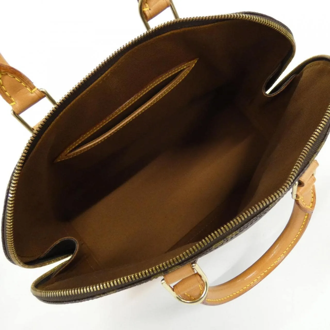 LOUIS VUITTON Alma M51130 Handbag Monogram 黑色 Monogram 中古品B - 縮圖 9