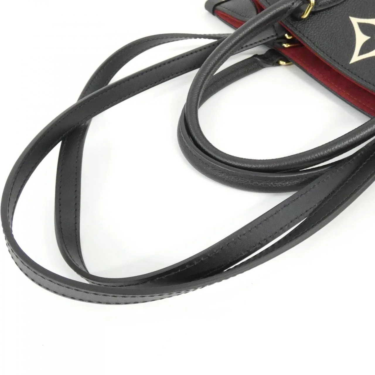 LOUIS VUITTON OnTheGo M45659 Handbag Monogram 黑色 Monogram 中古品A - 縮圖 3