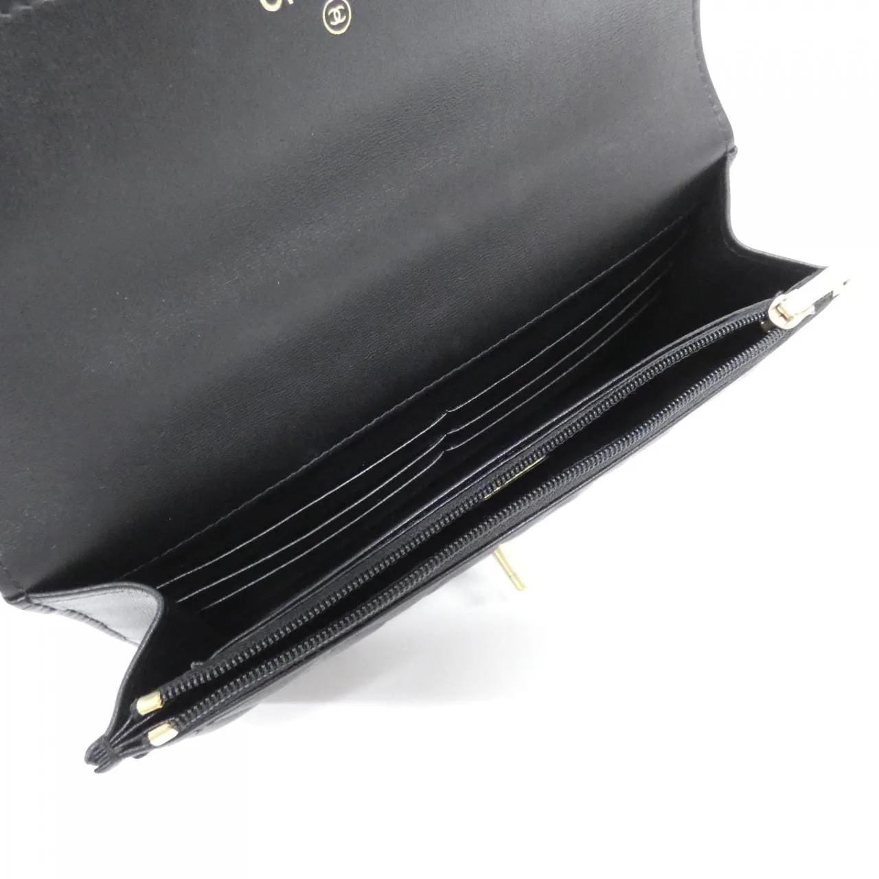 CHANEL Chanel 19 AP3370 Wallet Lambskin Black Lambskin Rank A - Thumbnail 9