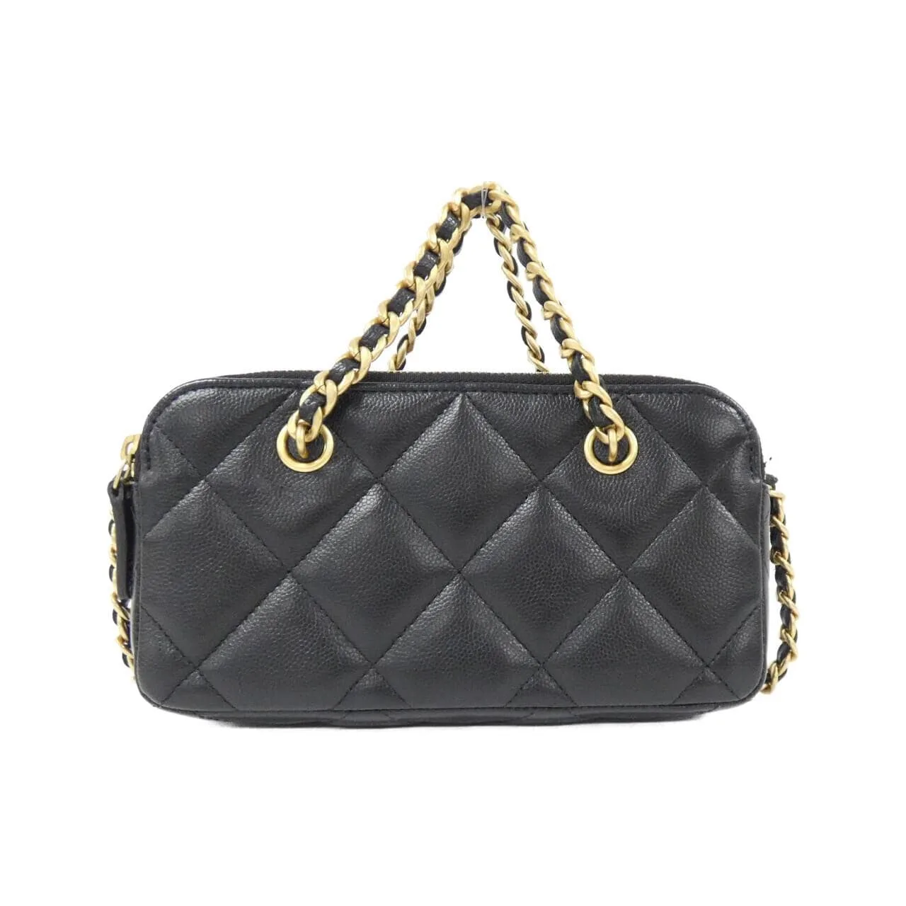 CHANEL Chanel 19 AP3495 Wallet Grained Calfskin 黑色 荔枝紋牛皮 中古品A - 縮圖 2