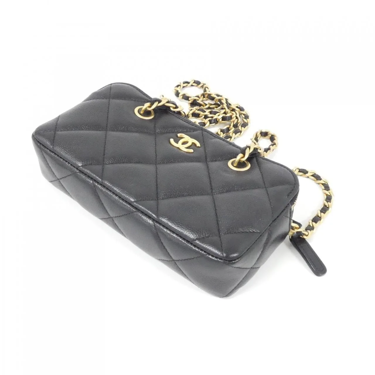 CHANEL Chanel 19 AP3495 Wallet Grained Calfskin 黑色 荔枝紋牛皮 中古品A - 縮圖 3