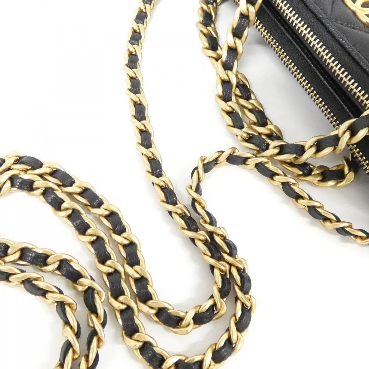 CHANEL Chanel 19 AP3495 Wallet Grained Calfskin 黑色 荔枝紋牛皮 中古品A - 縮圖 6