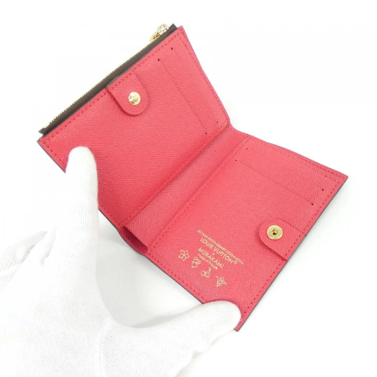 LOUIS VUITTON M13420 Wallet Monogram 黑色 Monogram 中古品A - 縮圖 5