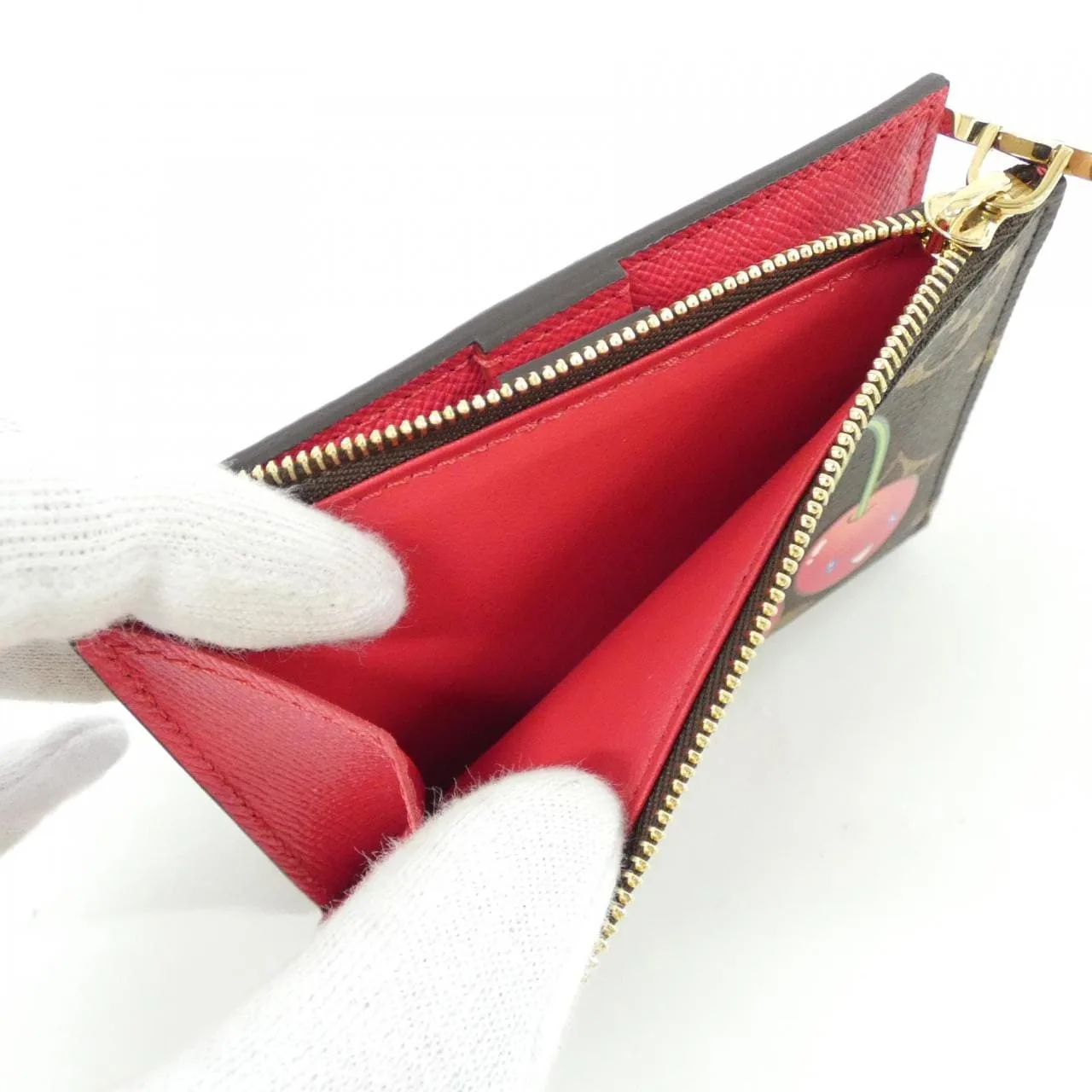 LOUIS VUITTON M13420 Wallet Monogram 黑色 Monogram 中古品A - 縮圖 7