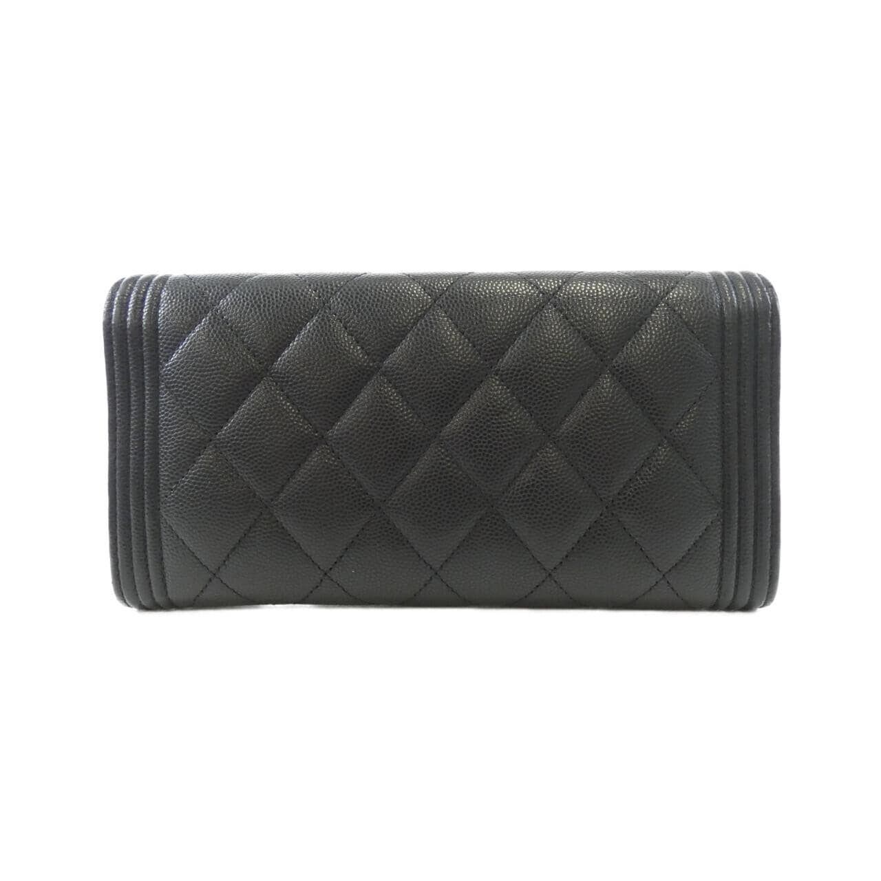 CHANEL Boy Chanel 80286 銀包 荔枝紋牛皮 2