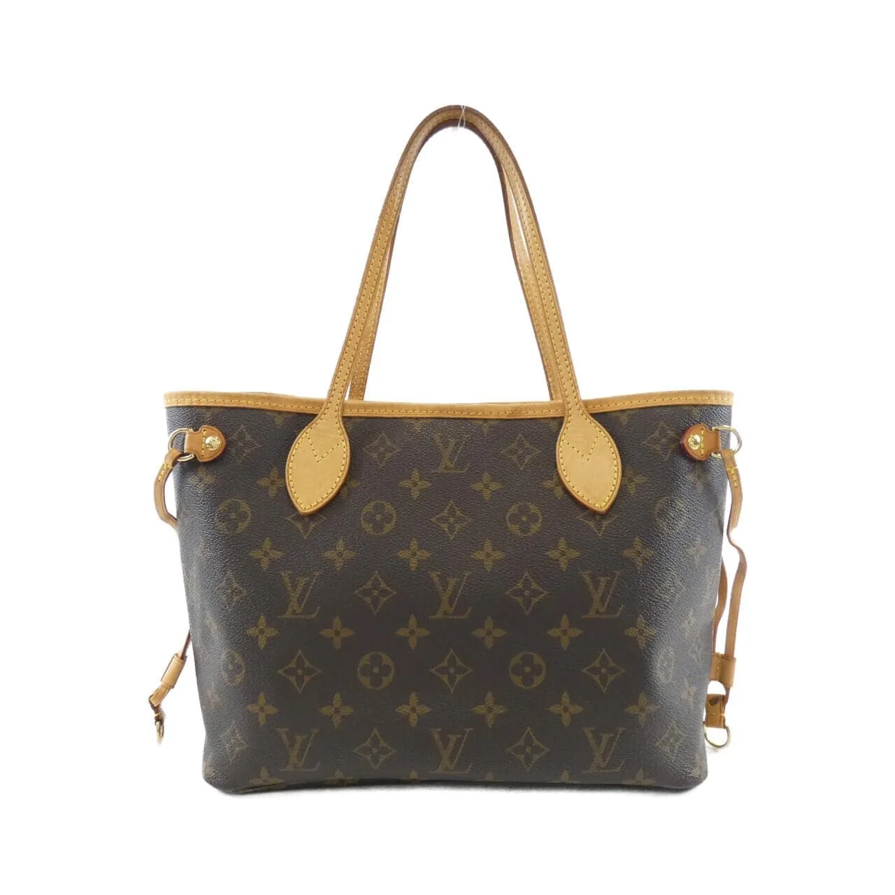 LOUIS VUITTON Neverfull M40155 Tote Monogram Black
