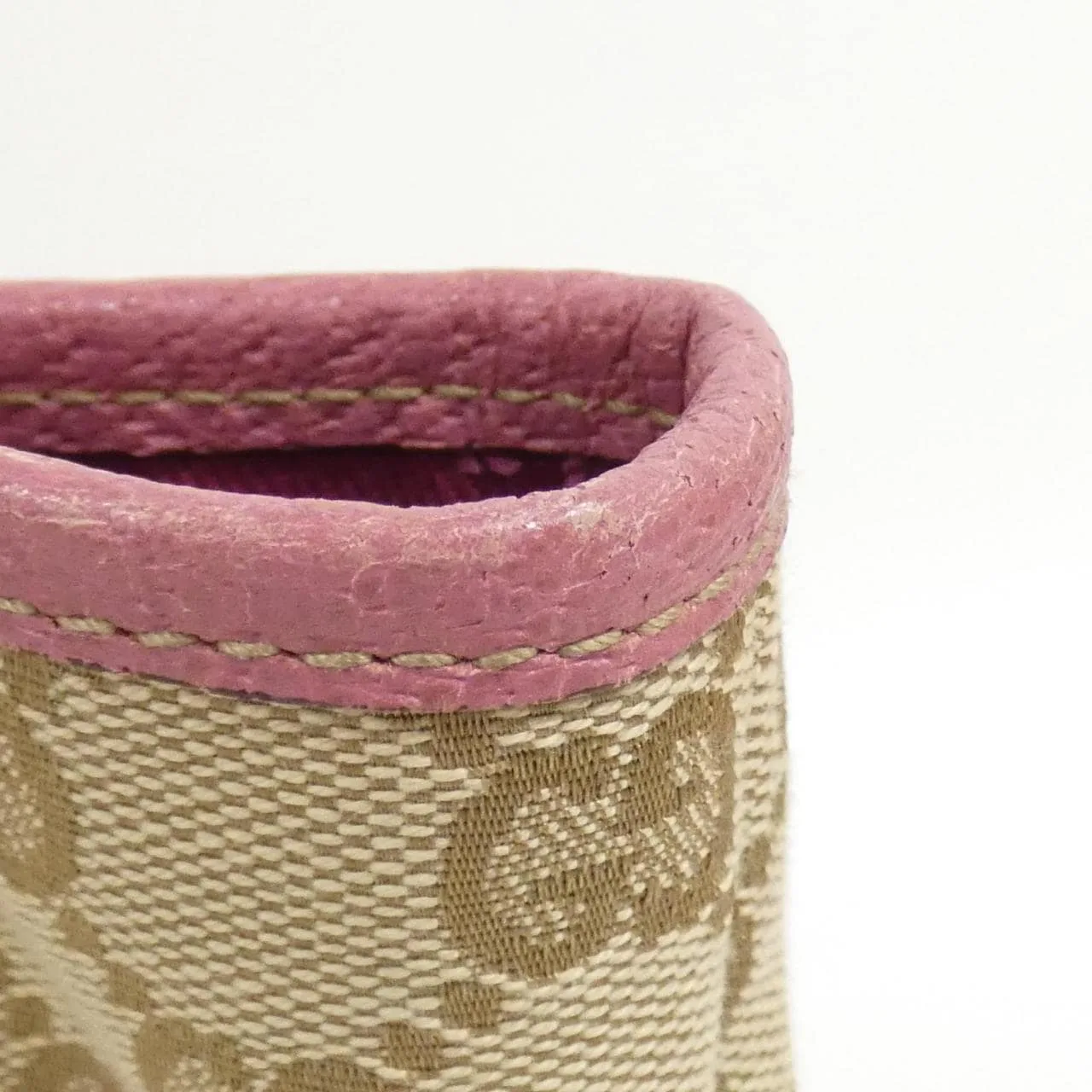 GUCCI 153009 手提包 帆布 米色 帆布 中古品A - 縮圖 4