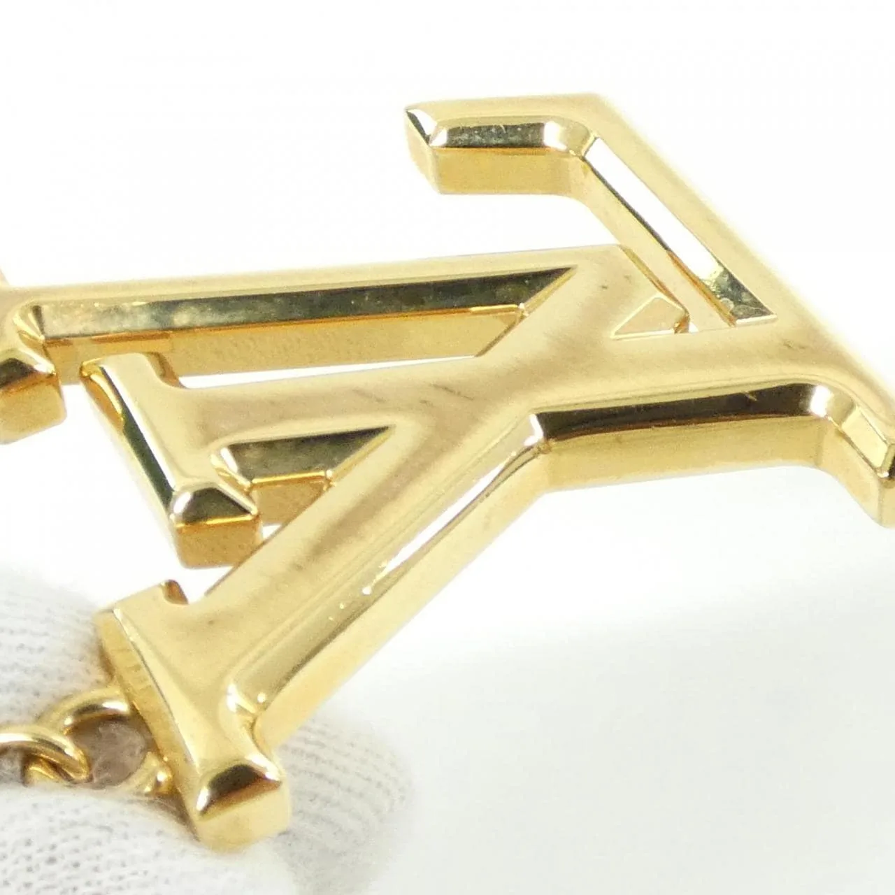 LOUIS VUITTON M65216 Key Case 金色 中古品A - 縮圖 4