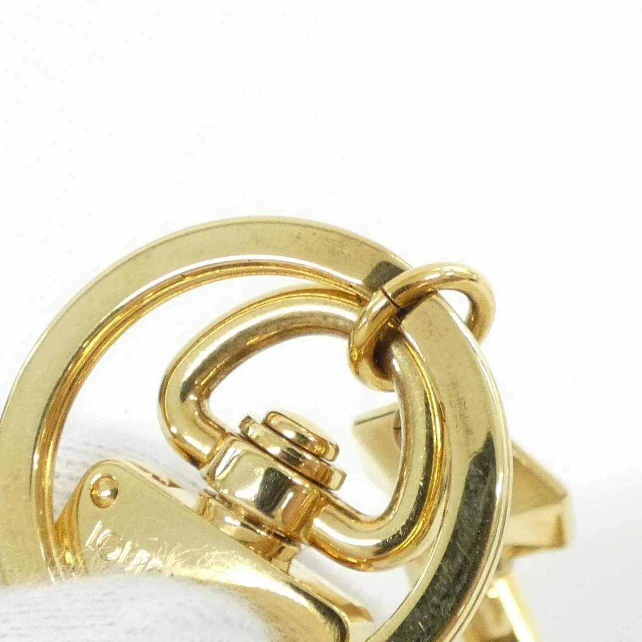 LOUIS VUITTON M65216 Key Case 金色 中古品A - 縮圖 7