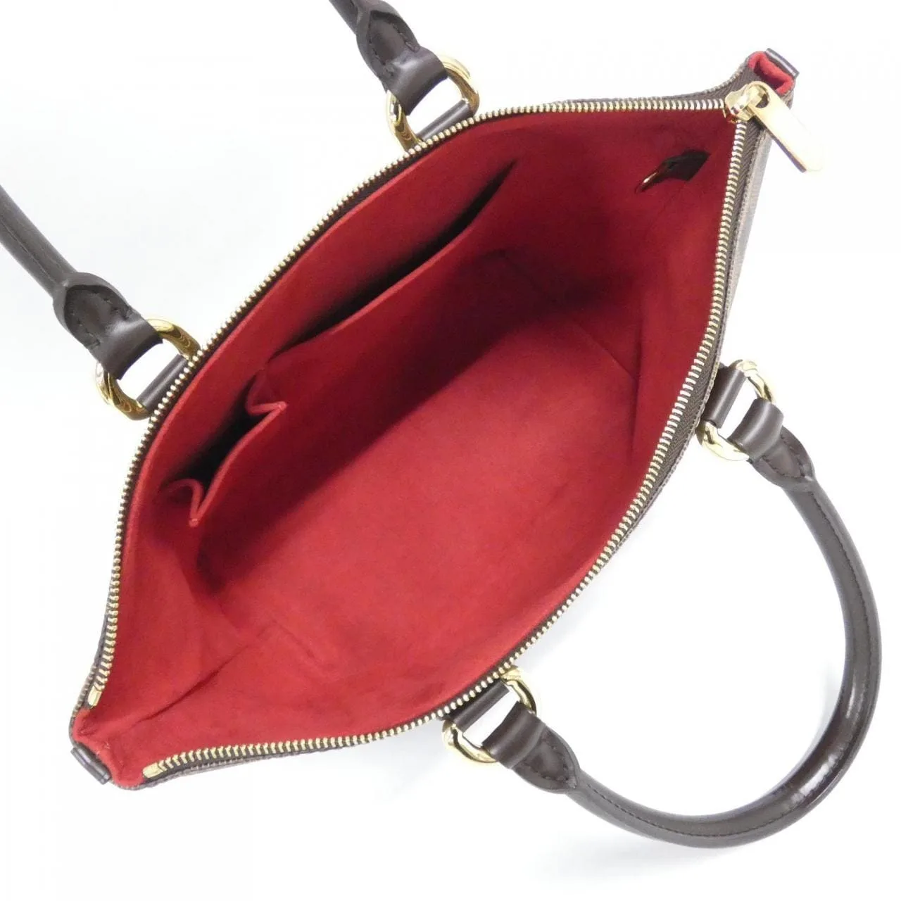 LOUIS VUITTON N51183 Handbag Damier 黑色 Damier 中古品A - 縮圖 6