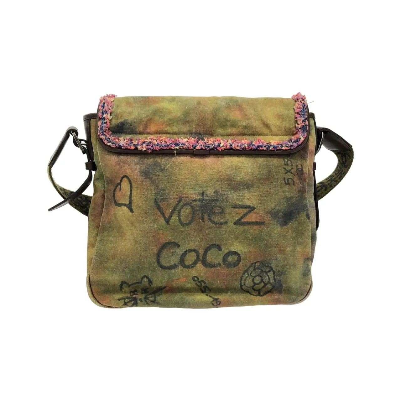 CHANEL 92789 Shoulder Canvas Multicolor Canvas Rank A - Thumbnail 2