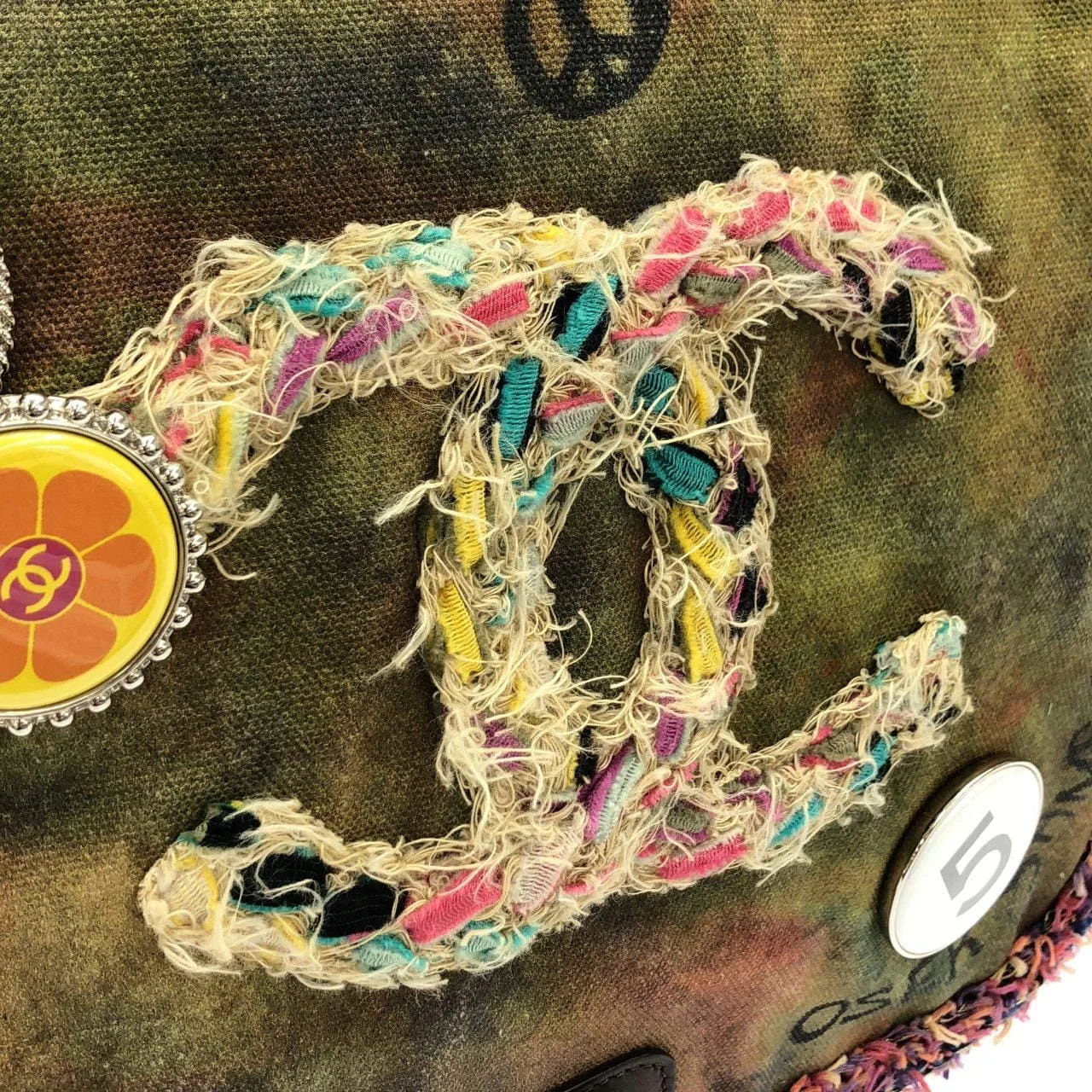 CHANEL 92789 Shoulder Canvas Multicolor Canvas Rank A - Thumbnail 4