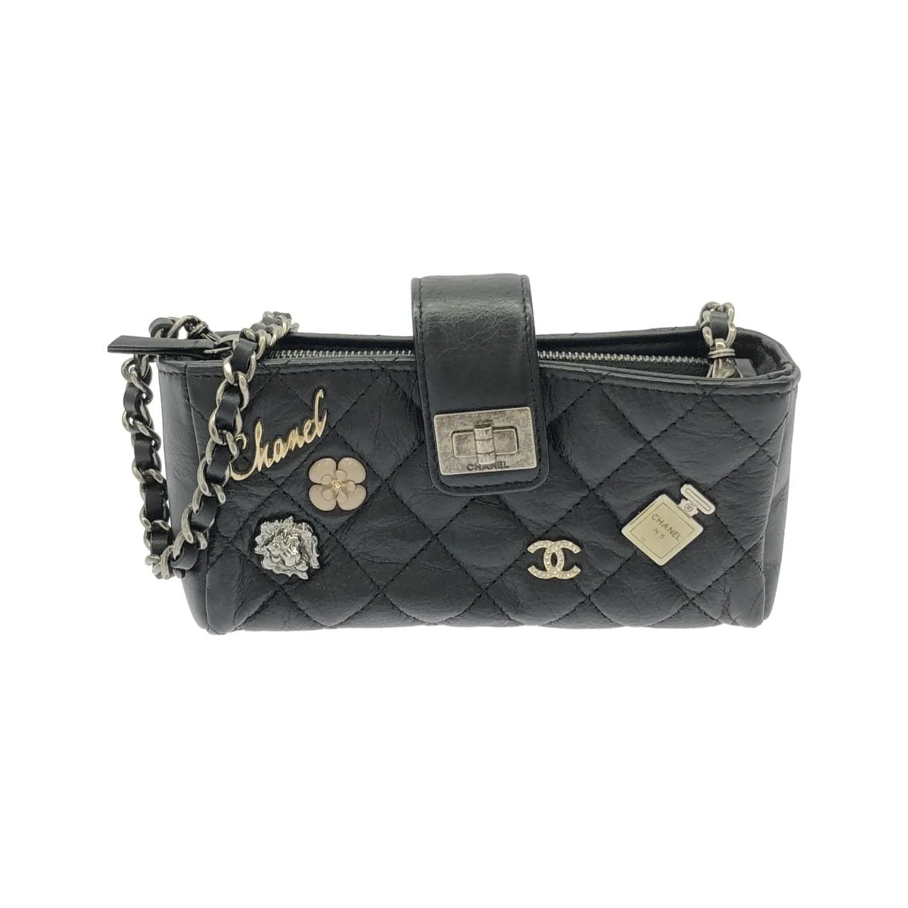 CHANEL Shoulder Black
