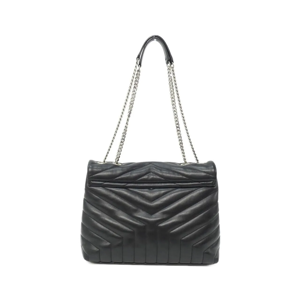 SAINT LAURENT Loulou 459749 DV726 肩背包 黑色 中古品A - 縮圖 2