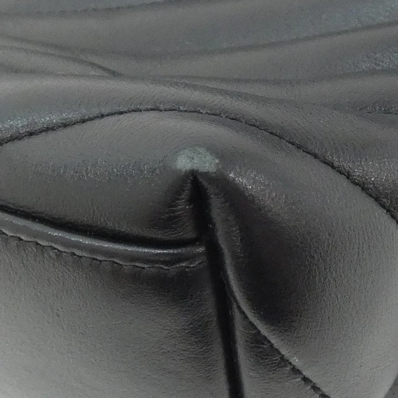 SAINT LAURENT Loulou 459749 DV726 肩背包 黑色 中古品A - 縮圖 3