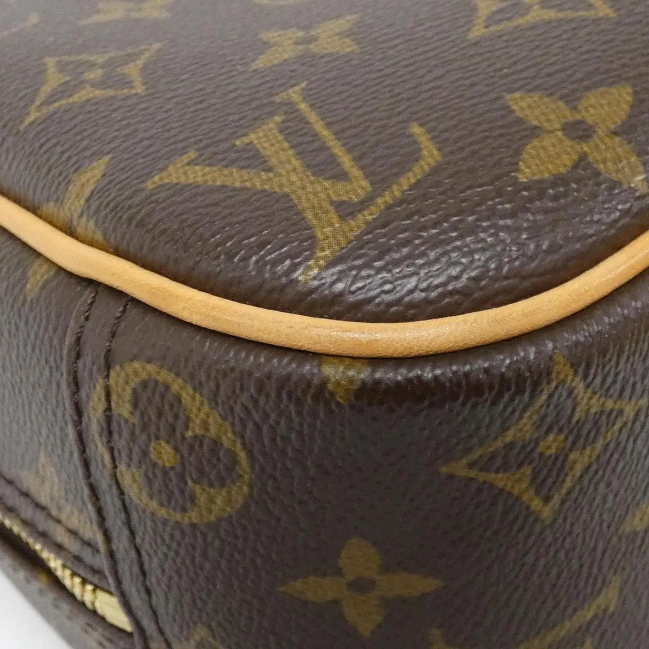 LOUIS VUITTON M42228 Handbag Monogram 黑色 Monogram 中古品A - 縮圖 3