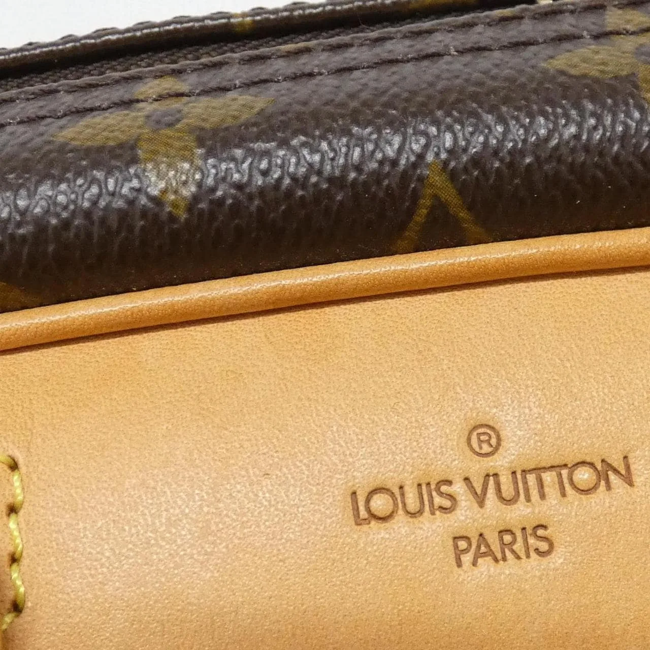 LOUIS VUITTON M42228 Handbag Monogram 黑色 Monogram 中古品A - 縮圖 5