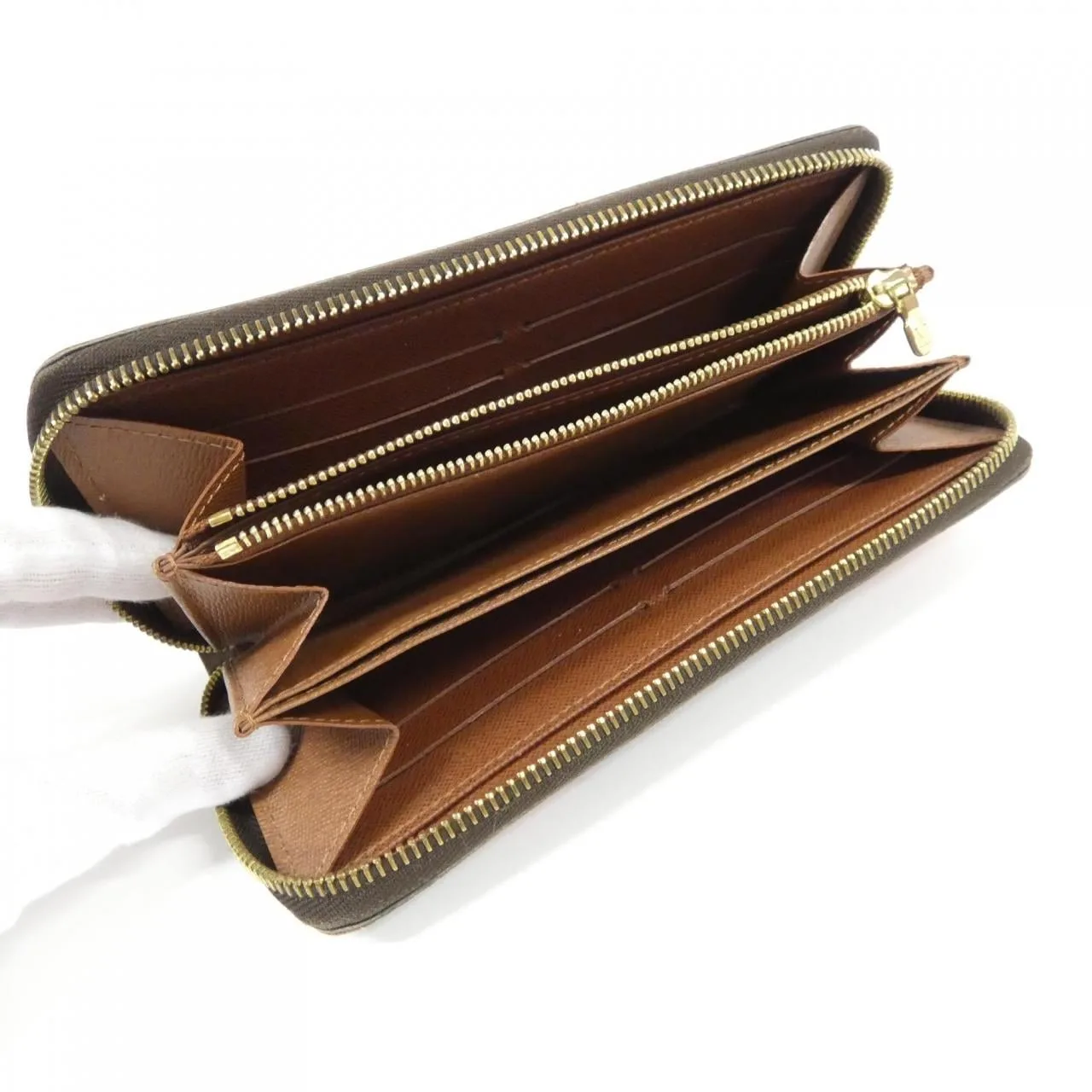 LOUIS VUITTON M93759 Wallet Monogram Black Monogram Rank B - Thumbnail 6