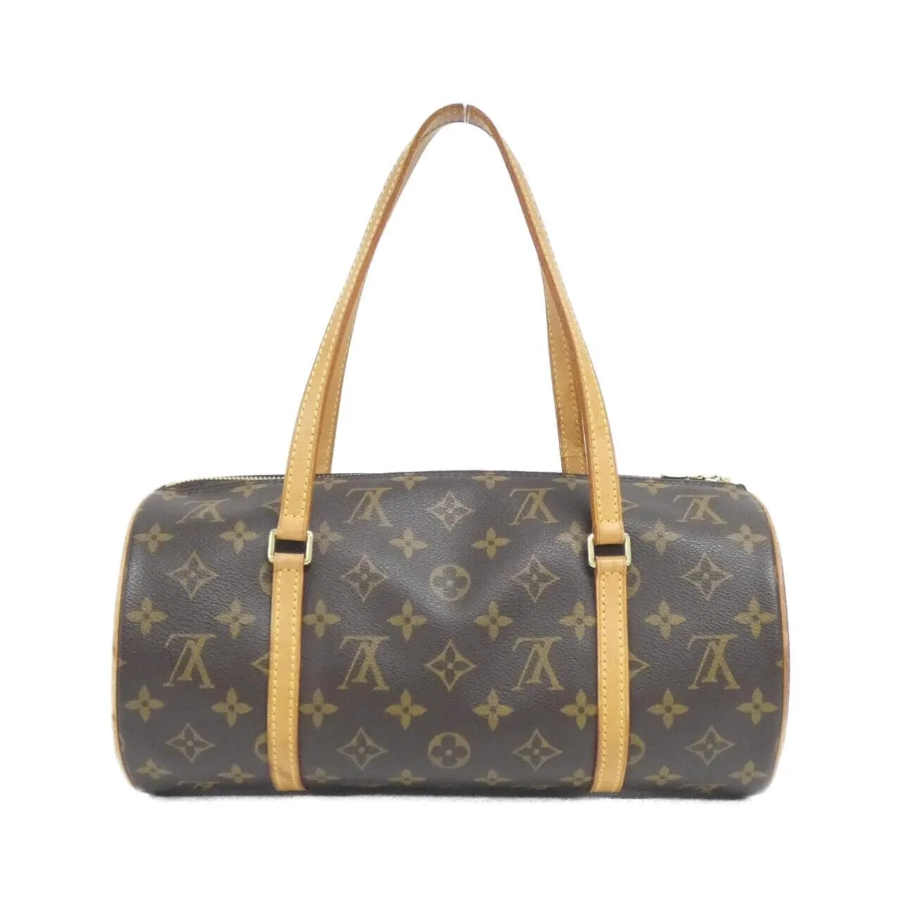 LOUIS VUITTON Papillon M51385 Handbag Monogram 黑色 Monogram 中古品B - 縮圖 2