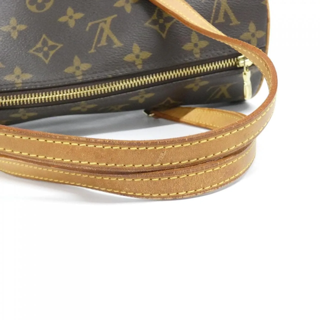 LOUIS VUITTON Papillon M51385 Handbag Monogram 黑色 Monogram 中古品B - 縮圖 9