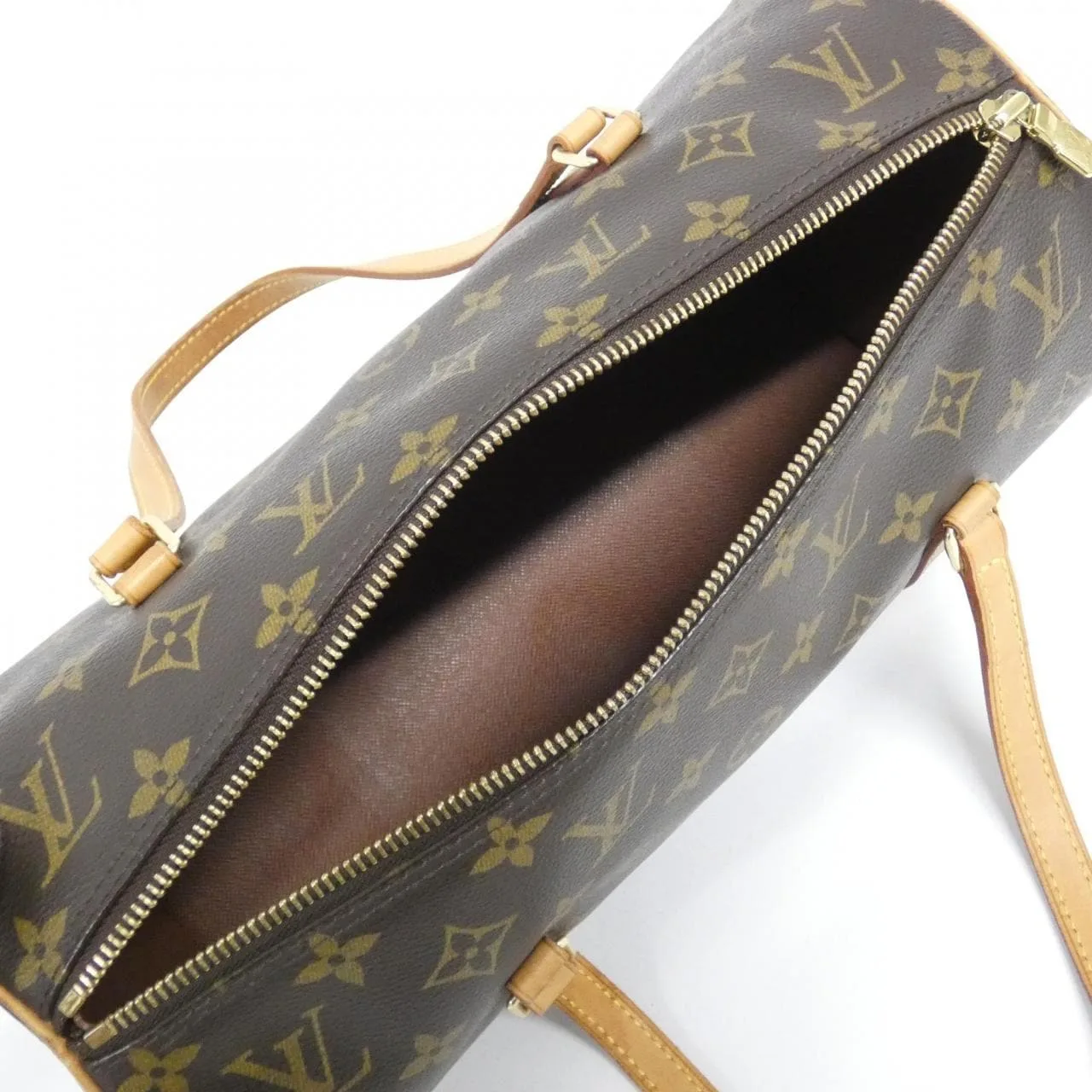 LOUIS VUITTON Papillon M51385 Handbag Monogram 黑色 Monogram 中古品B - 縮圖 10