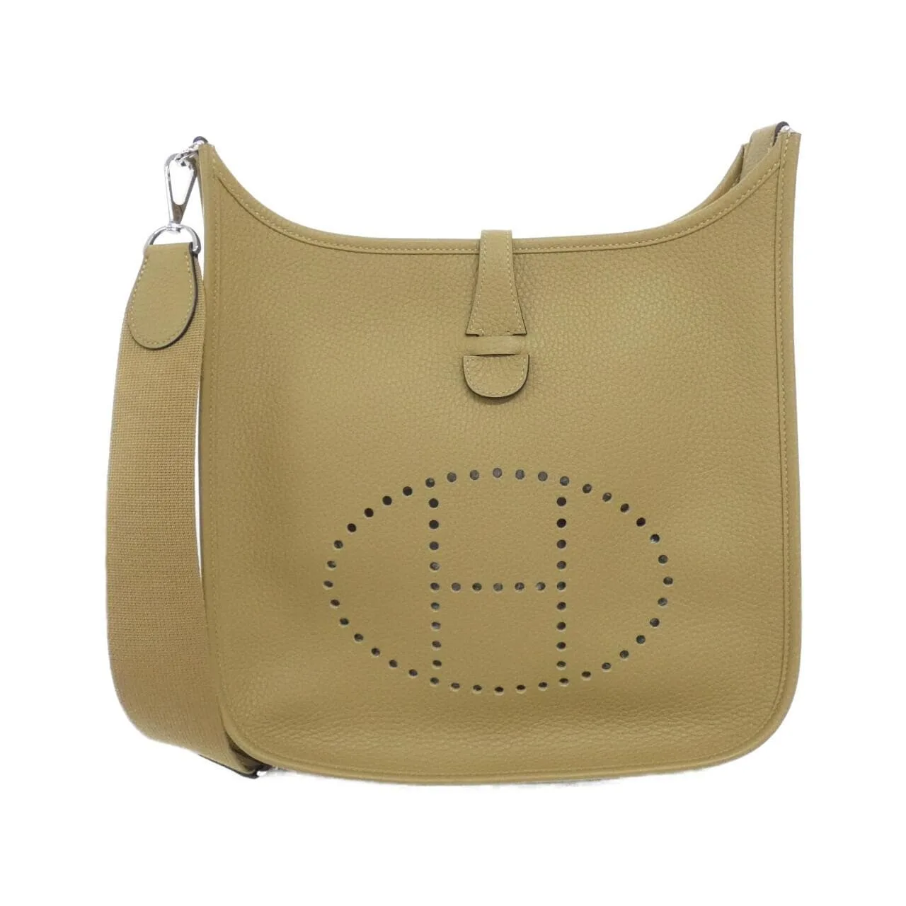 HERMES Evelyne 056277CK Shoulder Clemence Black