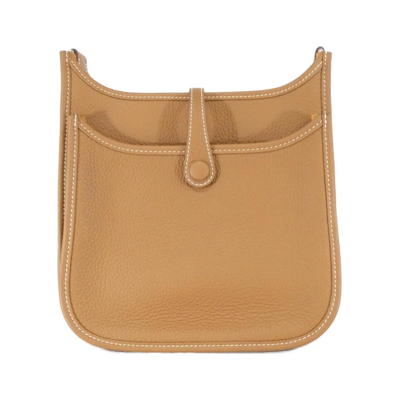 HERMES Evelyne 087941CK Shoulder Clemence 金色 Clemence 皮 未使用品 - 縮圖 2