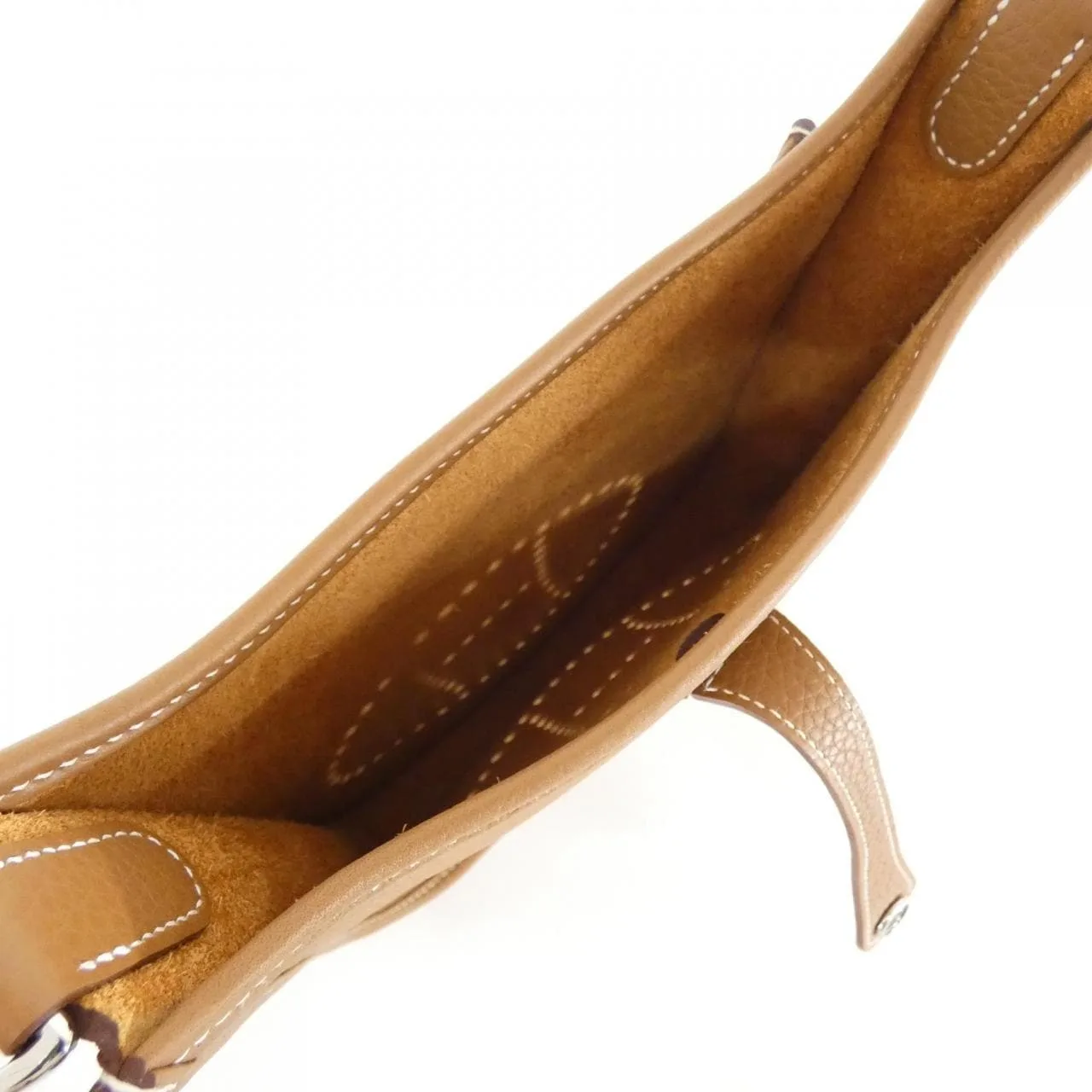 HERMES Evelyne 087941CK Shoulder Clemence 金色 Clemence 皮 未使用品 - 縮圖 5