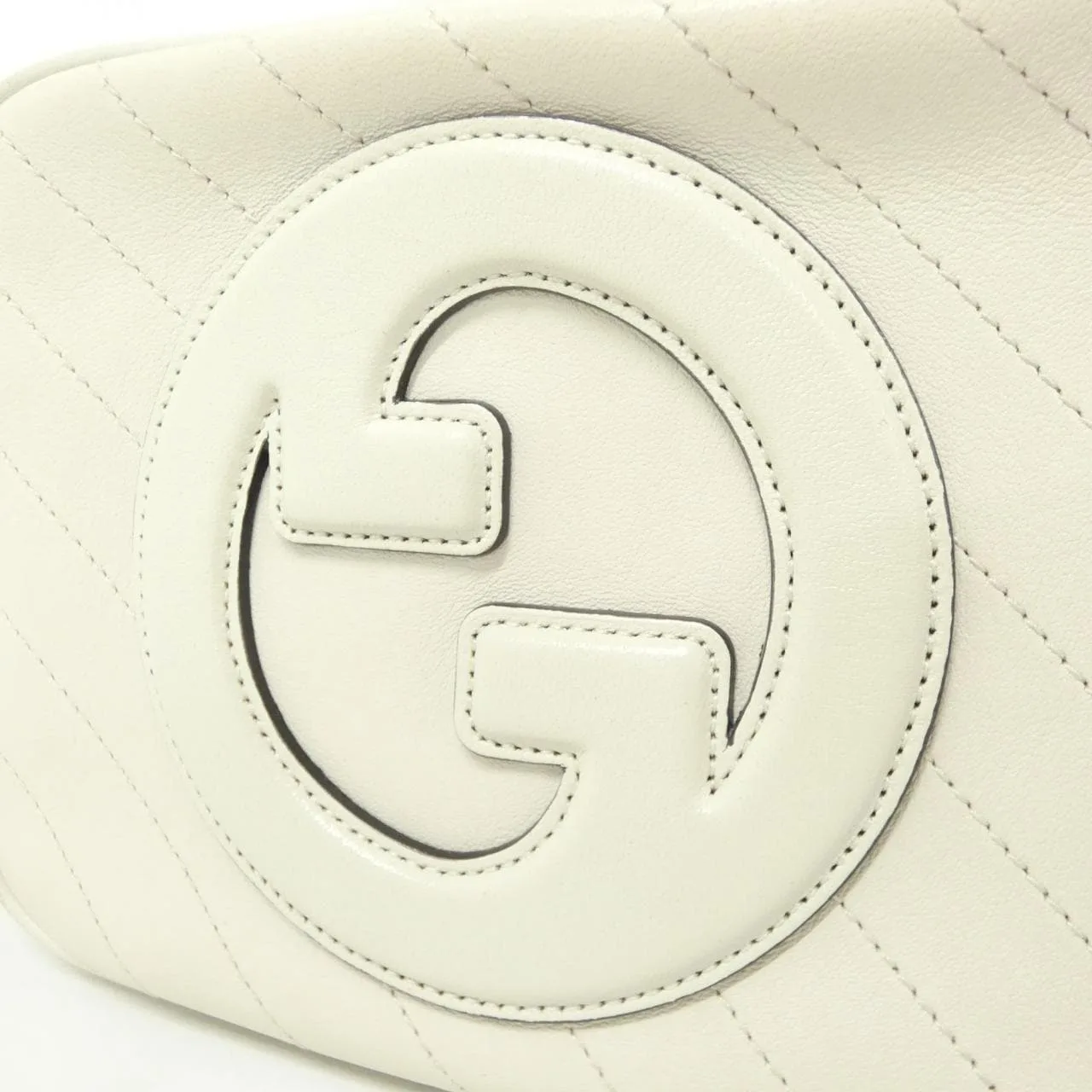 GUCCI 742360 1IV0G 肩背包 皮革 黑色 皮革 中古品B - 縮圖 4