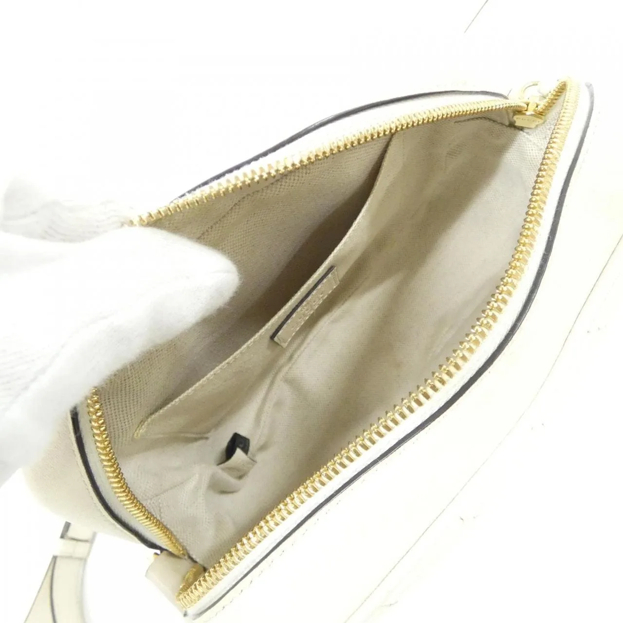 GUCCI 742360 1IV0G 肩背包 皮革 黑色 皮革 中古品B - 縮圖 9