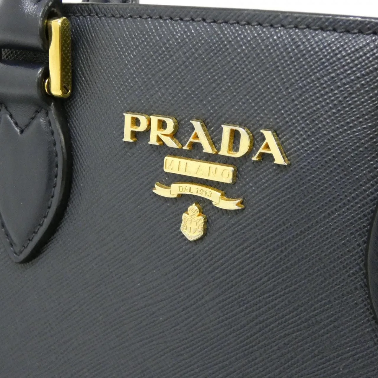 PRADA 1BA113 手提包 黑色 中古品B - 縮圖 4