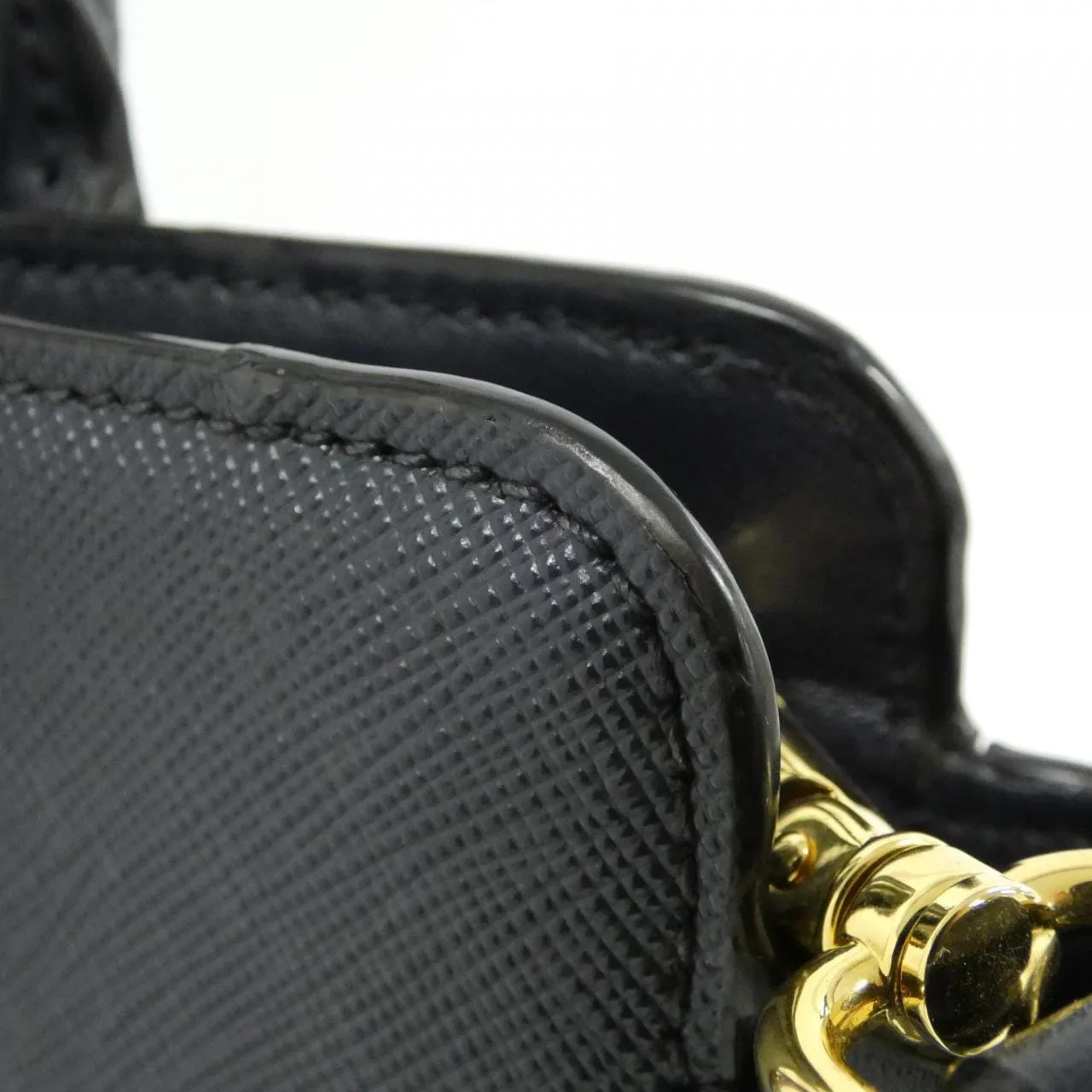 PRADA 1BA113 手提包 黑色 中古品B - 縮圖 5