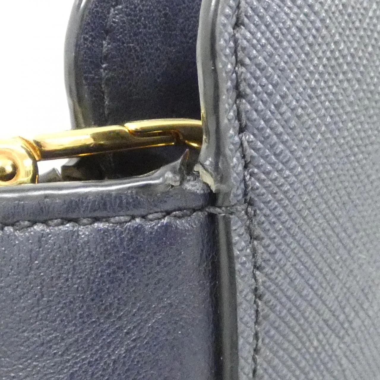 PRADA 1BA113 手提包 黑色 中古品B - 縮圖 6