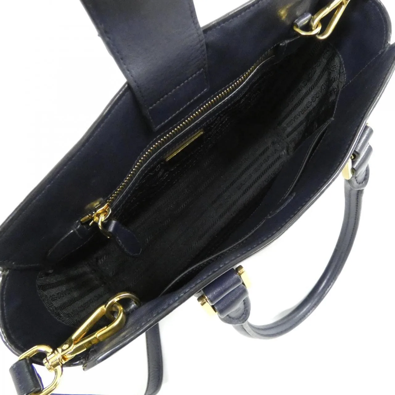 PRADA 1BA113 手提包 黑色 中古品B - 縮圖 9