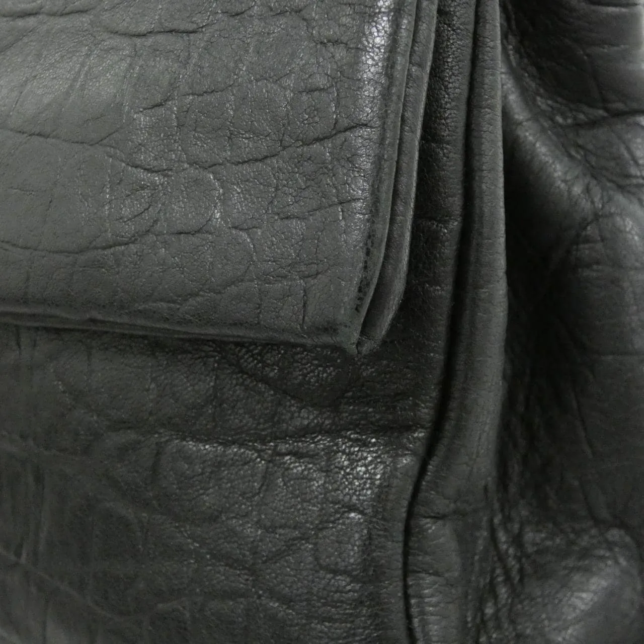 SAINT LAURENT 574106 C9H0D 肩背包 皮革 黑色 皮革 中古品A - 縮圖 5