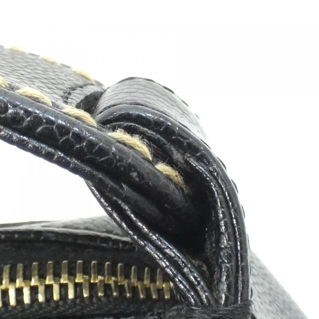 CHANEL 25659 Shoulder Grained Calfskin 黑色 荔枝紋牛皮 中古品A - 縮圖 7